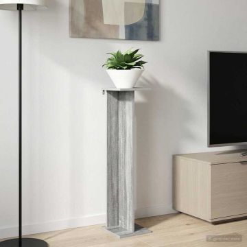 Supporto per piante Sonoma grigio 25 x 25,5 x 100,5 cm