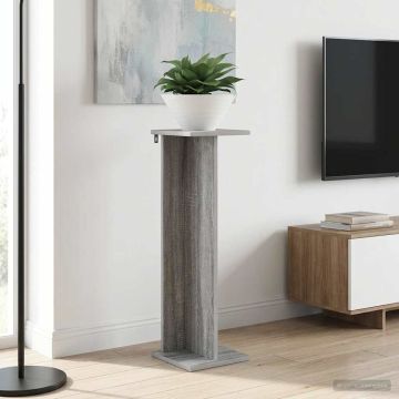 Supporto per piante 2 pz Sonoma grigio 25 x 25,5 x 80,5 cm