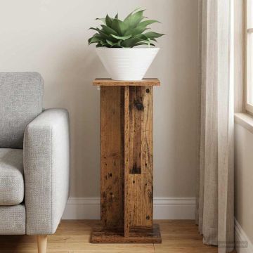 Supporto per piante Legno antico 25 x 25,5 x 60,5 cm