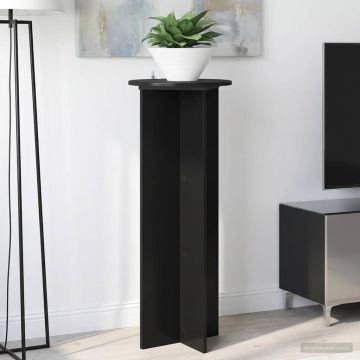 Supporto per piante 2 pz Nero Ø40 x 100 cm Legno ingegnerizzato