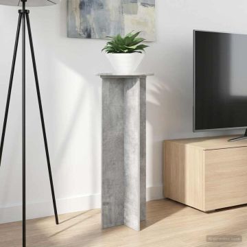 Supporto per piante 2 pz Grigio Cemento Ø40 x 100 cm