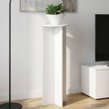 Supporto per piante 2 pz Bianco Lucido Ø40 x 100 cm