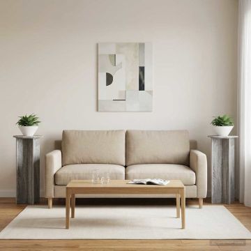 Supporto per piante 2 pz Grigio Sonoma Ø40 x 100 cm