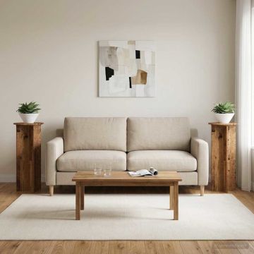 Supporto per piante 2 pz Legno antico Ø40 x 100 cm