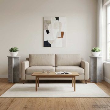Supporto per piante 2 pz Grigio Cemento 40 x 40 x 80 cm