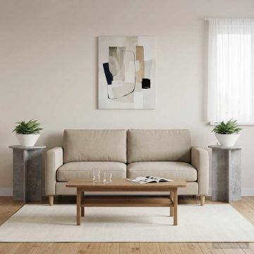Supporto per piante 2 pz Grigio Cemento Ø40 x 60 cm