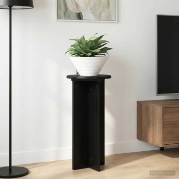 Supporto per piante 2 pz Nero 29,5 x 29,5 x 60 cm