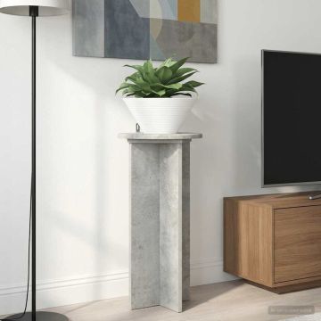 Supporto per piante 2 pz Grigio Cemento 29,5 x 29,5 x 60 cm