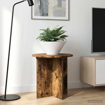 Supporto per piante 2 pz Rovere Fumo 40 x 40 x 40 cm