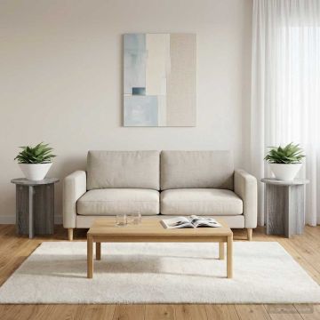 Supporto per piante 2 pz Grigio Sonoma 40 x 40 x 40 cm