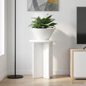 Supporto per piante 2 pz Bianco Ø29,5 x 40 cm