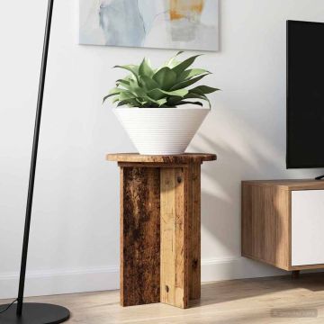 Supporto per piante 2 pz Legno antico Ø29,5 x 40 cm