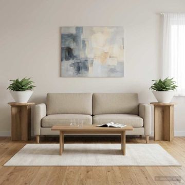 Supporto per piante 2 pz Rovere Artigianale Ø29,5 x 40 cm