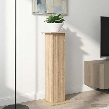 Supporto per piante 2 pz Rovere Sonoma 30,5 x 30 x 100,5 cm