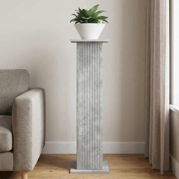 Supporto per piante Grigio Cemento 30,5 x 30 x 100,5 cm