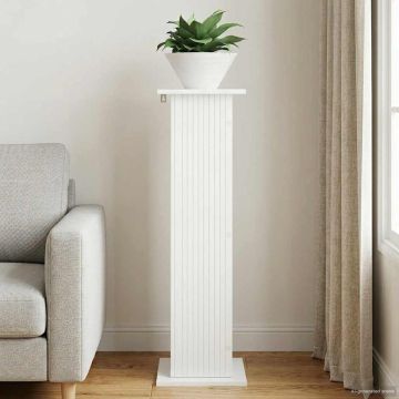 Supporto per piante Bianco Lucido 30,5 x 30 x 100,5 cm