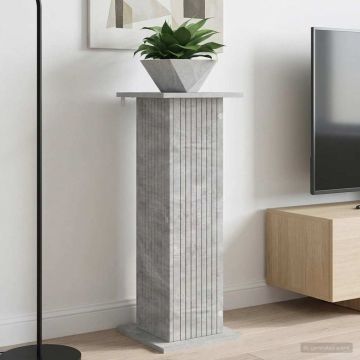 Supporto per piante Grigio Cemento 30,5 x 30 x 80,5 cm