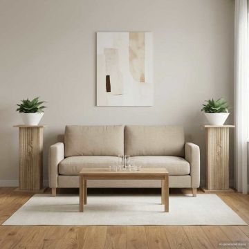 Supporto per piante 2 pz Rovere Sonoma 30,5 x 30 x 60,5 cm