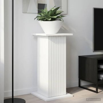 Supporto per piante Bianco Lucido 30,5 x 30 x 60,5 cm