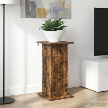 Supporto per piante Rovere Fumo 30,5 x 30 x 60,5 cm