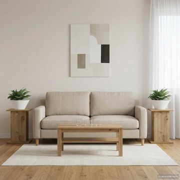 Supporto per piante 2 pz Rovere Artigianale 30,5 x 30 x 43 cm