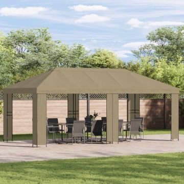 Copertura per Gazebo 6 x 3 m Beige Poliestere 190 gsm