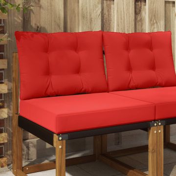 Cuscino per divano da esterno Poliestere Rosso 60 x 50,5 cm