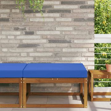 Cuscino per divano da esterno Poliestere Blu Reale 80 x 80 cm