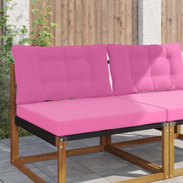 Cuscino per divano da esterno Poliestere Rosa 80 x 68,5 cm
