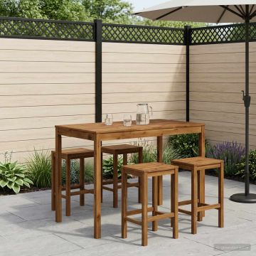 Tavolo Bar da Giardino Naturale 147 x 88,5 x 105 cm