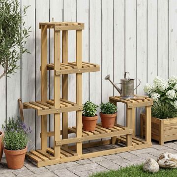 Supporto per piante Bianco 93,5 x 25 x 91,5 cm