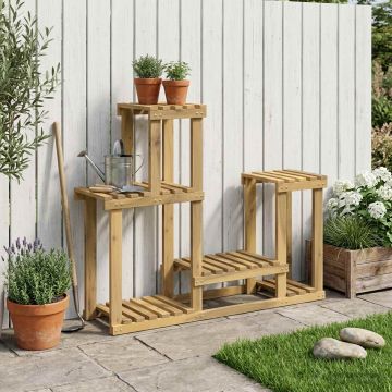 Supporto per piante Bianco 90 x 25 x 73 cm