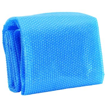 Telo Copripiscina Solare Copertura Rettangolare PE 549 x 274 cm Blu