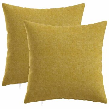 Federa 2 pz HEERLEN Verde chiaro 30 x 30 cm Tessuto