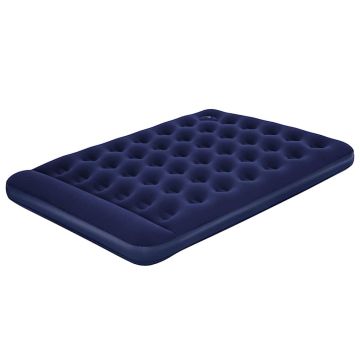 Bestway Materasso Gonfiabile Floccato con Pompa 203 x 152 x 28 cm