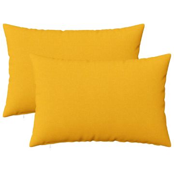 Federa 2 pz HEERLEN Giallo Chiaro 30 x 50 cm Tessuto