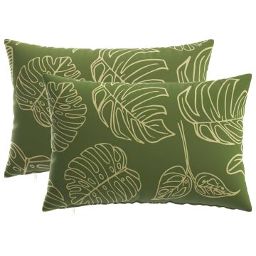 Federa 2 pcs HEERLEN Design a foglia 30 x 50 cm Poliestere