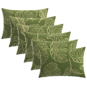 Federa 6 pcs HEERLEN Design a foglia 30 x 50 cm Poliestere