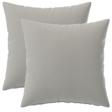Federa 2 pcs HEERLEN Grigio 35 x 35 cm Poliestere