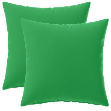 Federa 2 pcs HEERLEN Verde 35 x 35 cm Poliestere