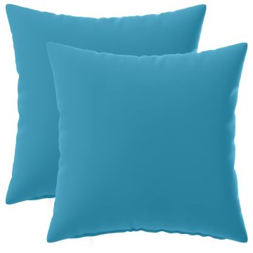 Federa 2 pcs HEERLEN Azzurro 35 x 35 cm Poliestere