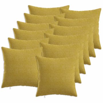 Federa 12 pz HEERLEN Verde chiaro 40 x 40 cm Tessuto
