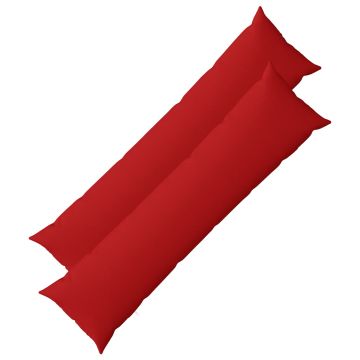 Federa 2 pz HEERLEN Rosso 40 x 145 cm Tessuto