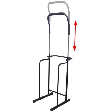 Sbarra per Trazioni/ Stazione Allenamento 175-224 cm Nera
