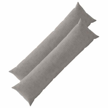 Federa 2 pcs HEERLEN Grigio Chiaro 40 x 145 cm corduroy