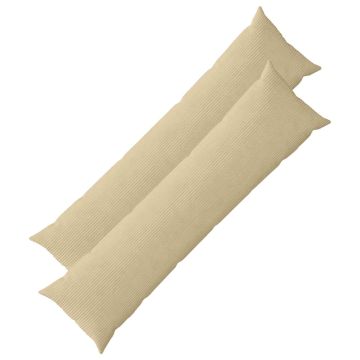 Federa 2 pz HEERLEN Grigio Verde 40 x 145 cm corduroy