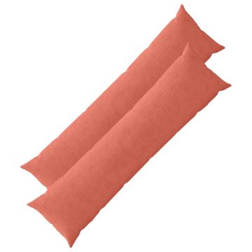 Federa 2 pcs HEERLEN Rosso Arancio 40 x 145 cm corduroy
