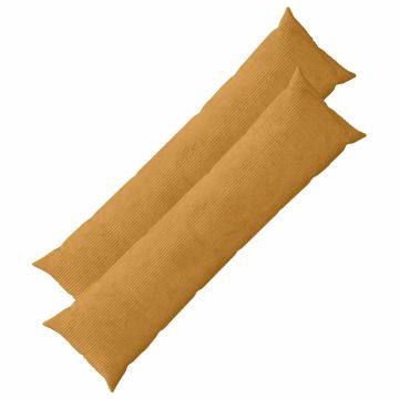 Federa 2 pcs HEERLEN Giallo 40 x 145 cm corduroy
