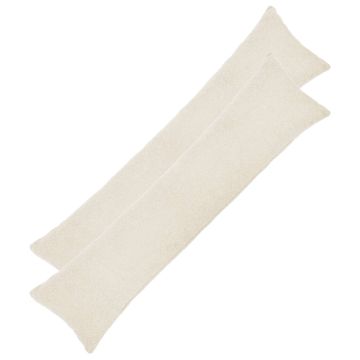 Federa 2 pcs HEERLEN Crema 40 x 145 cm Bouclé