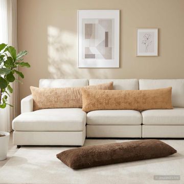 Federa 2 pz HEERLEN Marrone Chiaro 40 x 145 cm